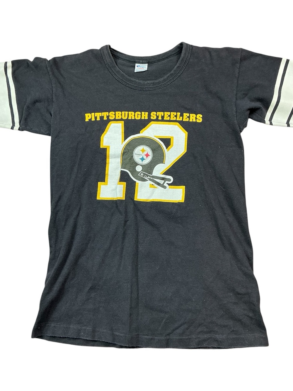 Vintage Pittsburgh Steelers NFL 80s champion single stitch T-shirt USA made SZ S